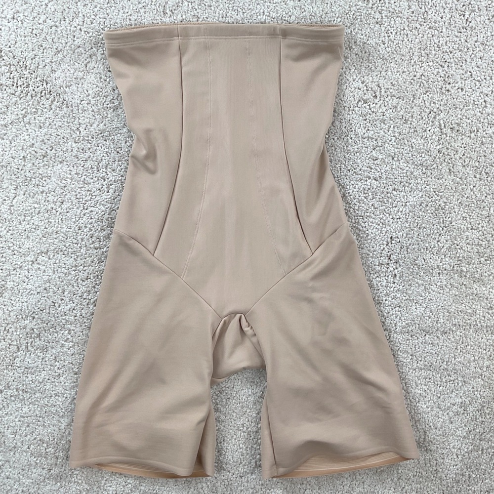 Miraclesuit Womens Extra Firm Control High Waisted Thigh Slimmer Beige 2709 LG‎